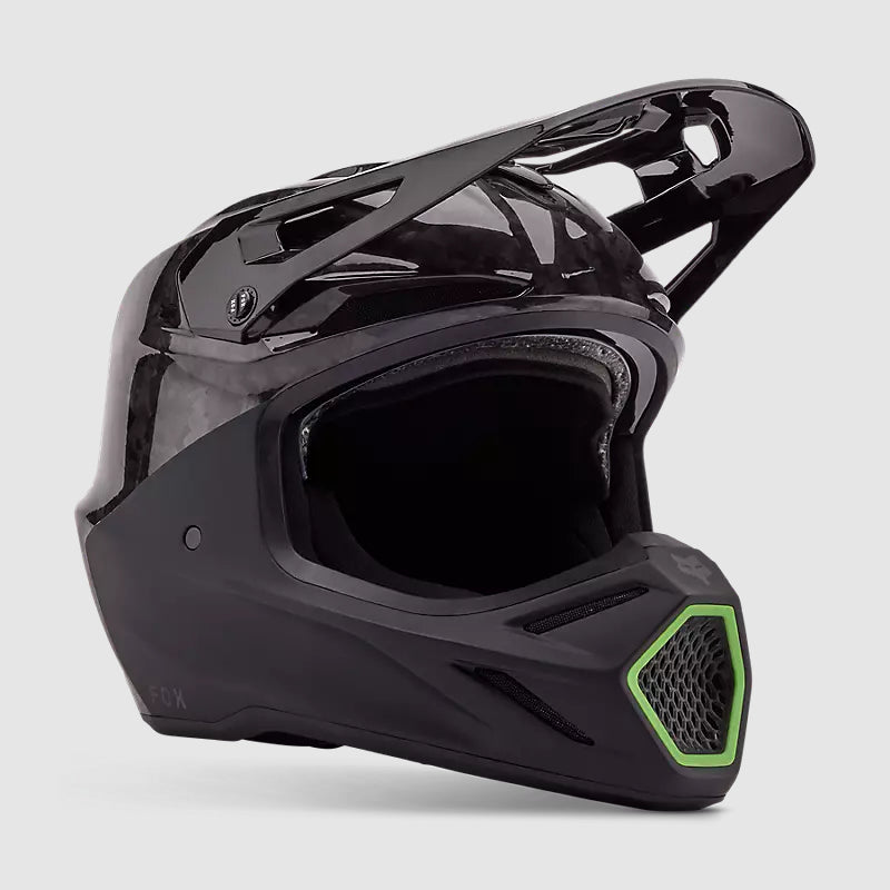 Casco Moto V3 RS Edición Limitada 50 Años Negro/Verde Fox | Casco Moto Fox casco fox racing motocross mtb