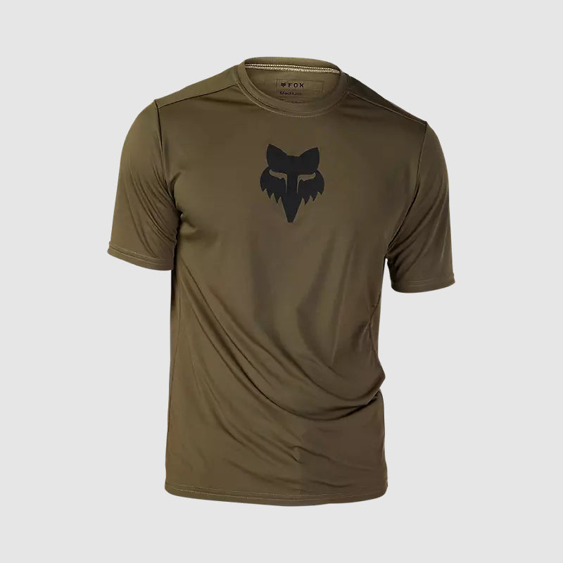 Polera Bicicleta Ranger Lab Head Verde Oliva Fox polera bicicleta fox mtb