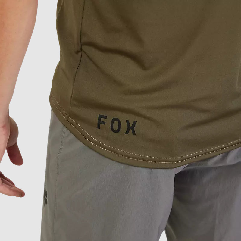 Polera Bicicleta Ranger Lab Head Verde Oliva Fox polera bicicleta fox mtb
