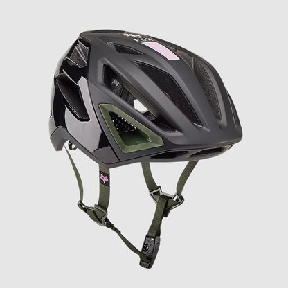 Casco Bicicleta Crossframe Pro Dogwood Negro/Verde Fox | Casco MTB Fox casco fox racing motocross mtb