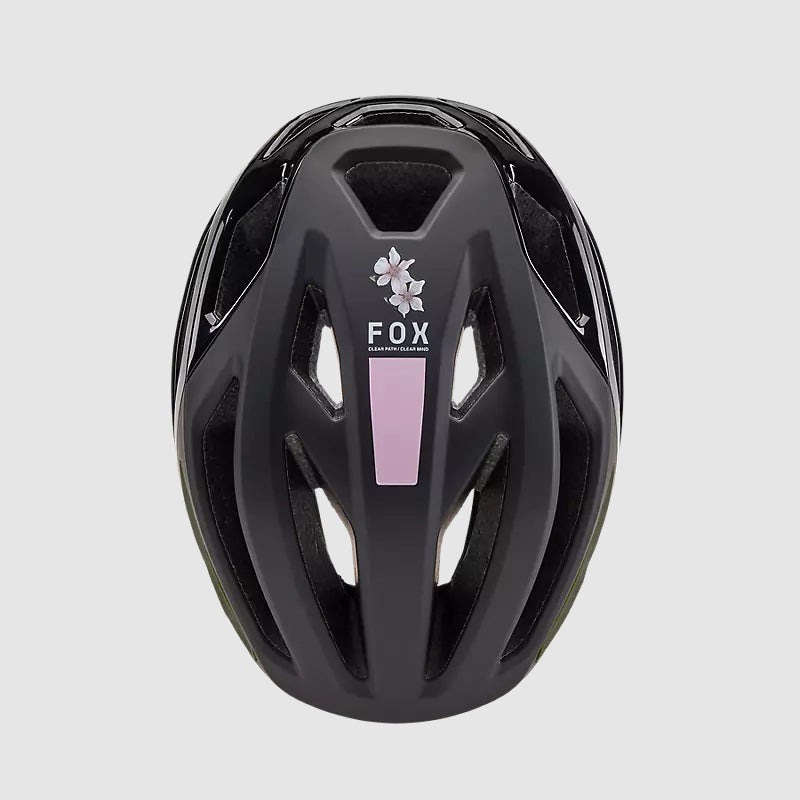 Casco Bicicleta Crossframe Pro Dogwood Negro/Verde Fox | Casco MTB Fox casco fox racing motocross mtb