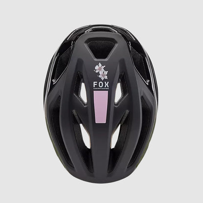 Casco Bicicleta Crossframe Pro Dogwood Negro/Verde Fox | Casco MTB Fox casco fox racing motocross mtb