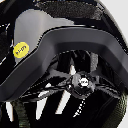 Casco Bicicleta Crossframe Pro Dogwood Negro/Verde Fox | Casco MTB Fox casco fox racing motocross mtb