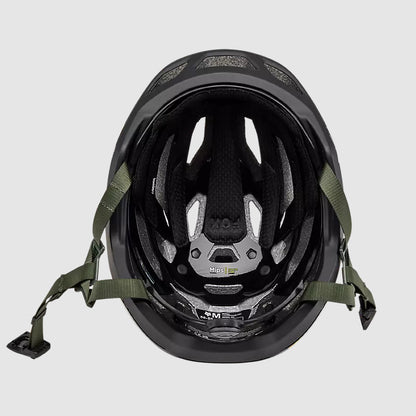Casco Bicicleta Crossframe Pro Dogwood Negro/Verde Fox | Casco MTB Fox casco fox racing motocross mtb