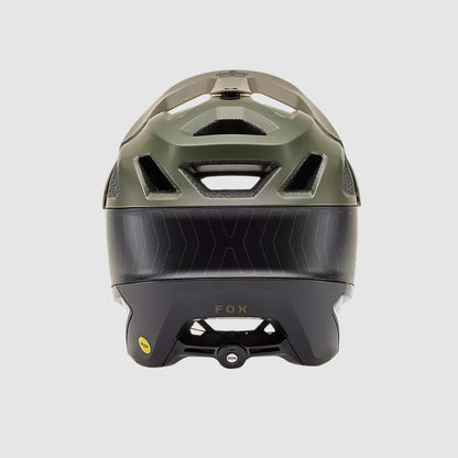 Casco Bicicleta New Dropframe Pro Verde Oliva Fox | Casco MTB Fox casco fox racing motocross mtb