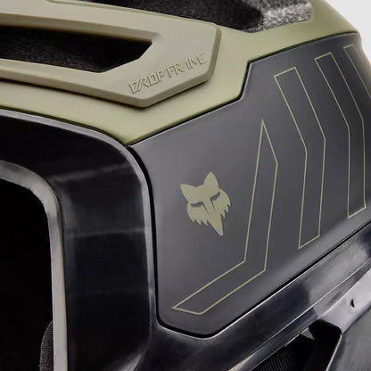 Casco Bicicleta New Dropframe Pro Verde Oliva Fox | Casco MTB Fox casco fox racing motocross mtb