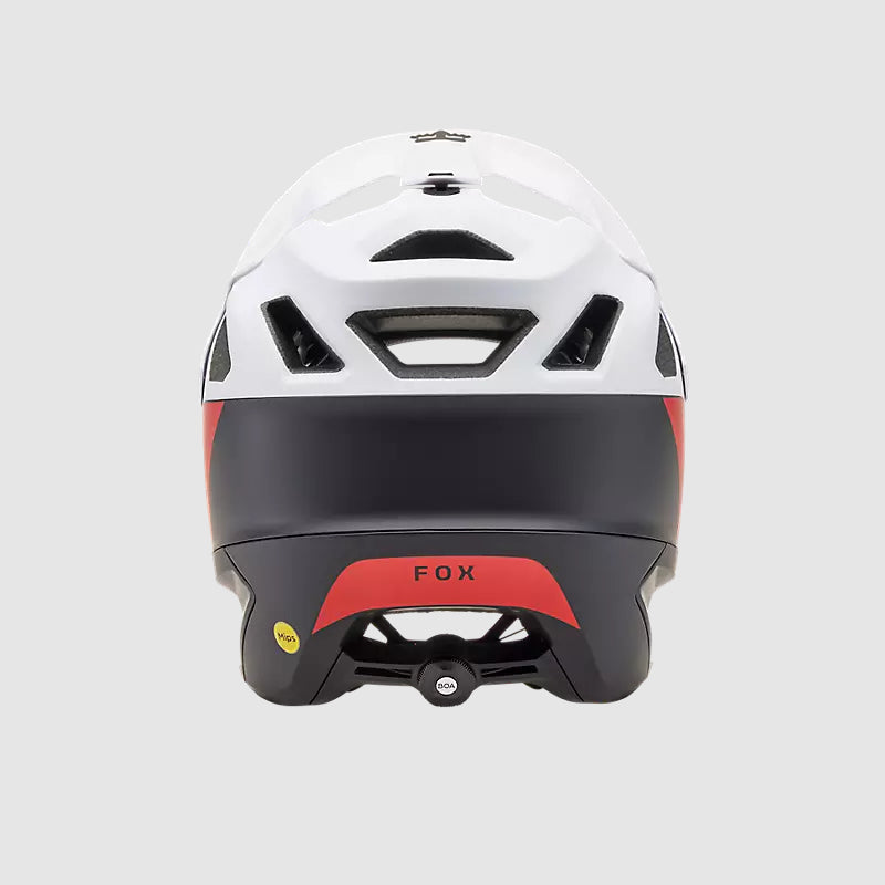 Casco Bicicleta New Dropframe Pro Negro/Blanco Fox | Casco MTB Fox casco fox racing motocross mtb