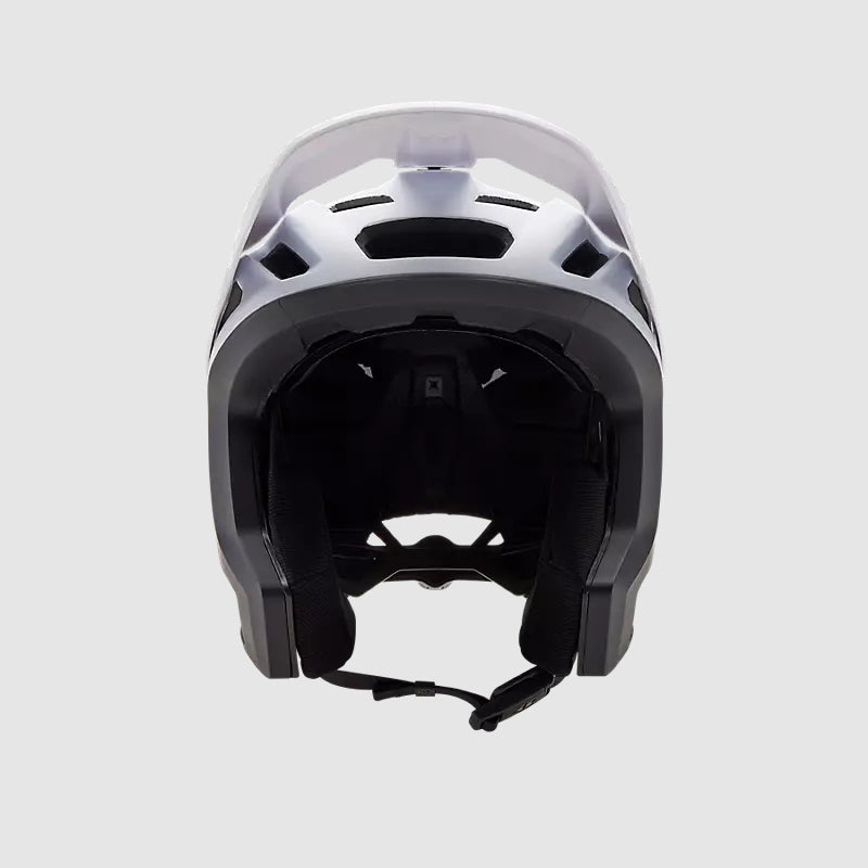 Casco Bicicleta New Dropframe Pro Negro/Blanco Fox | Casco MTB Fox casco fox racing motocross mtb