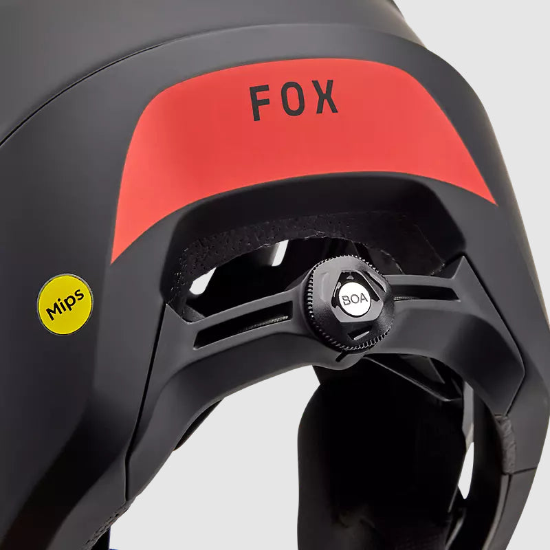 Casco Bicicleta New Dropframe Pro Negro/Blanco Fox | Casco MTB Fox casco fox racing motocross mtb