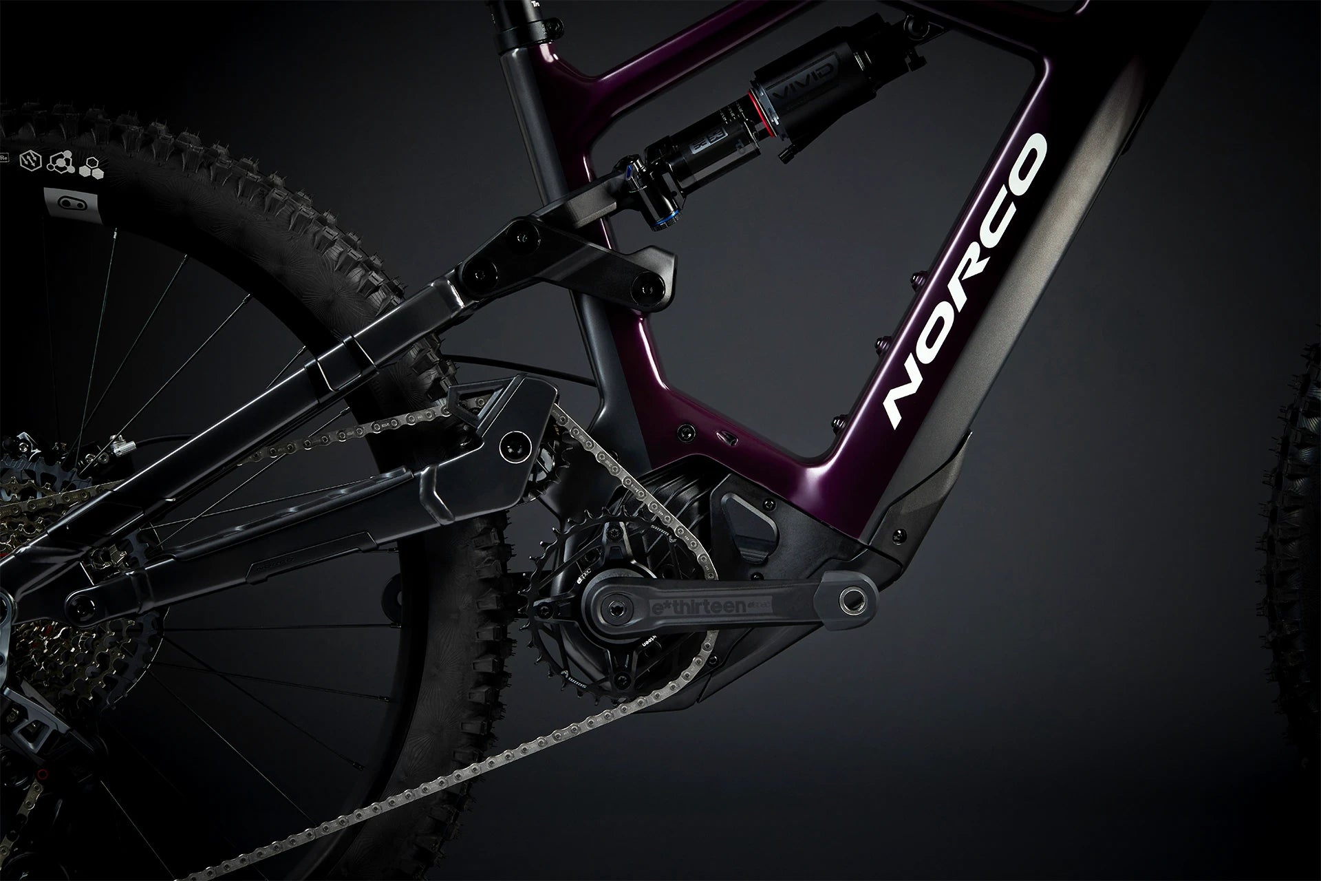 Bicicleta Electrica Range VLT C1 Morado Norco