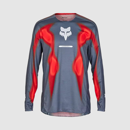 Polera Moto 360 Volatile Gris/Rojo Fox