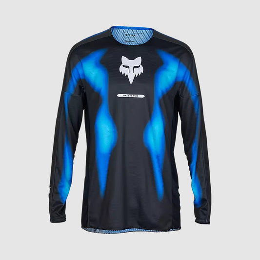 Polera Moto 360 Volatile Negro/Azul Fox polera moto fox motocross