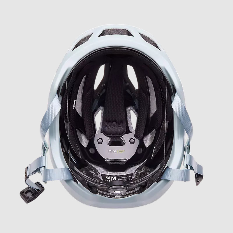 Casco Bicicleta Crossframe Pro Exploration Celeste Claro Fox