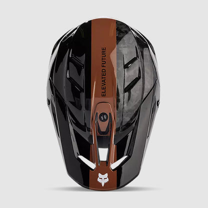 Casco Moto V3 RS Optical Negro/Cafe Fox