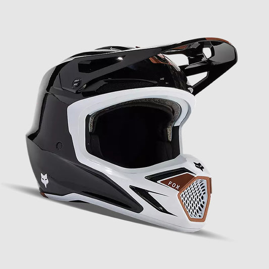 Casco Moto V3 RS Optical Negro/Cafe Fox