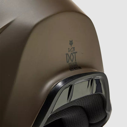 Casco Moto V3 Solid Cafe Mate Fox | Casco Moto Fox casco fox racing motocross mtb
