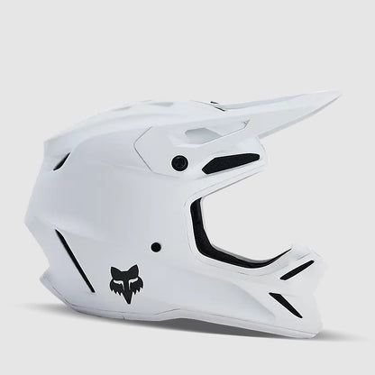 Casco Moto V3 Solid Blanco Matte Fox