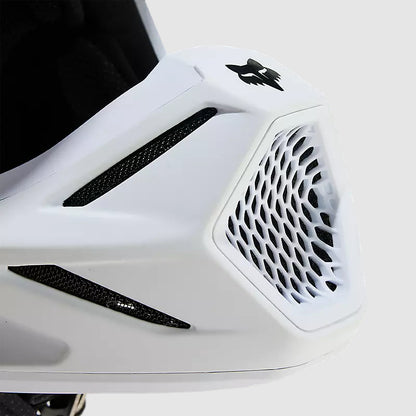 Casco Moto V3 Solid Blanco Matte Fox