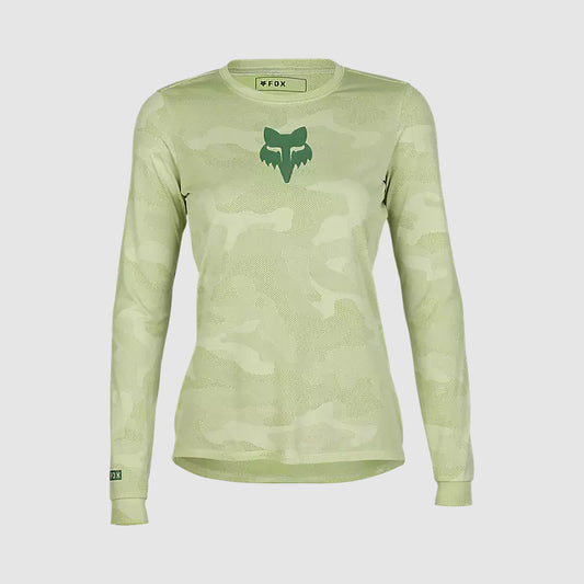 Polera Bicicleta Mujer Ranger TruDri™ Manga Larga Verde Fox