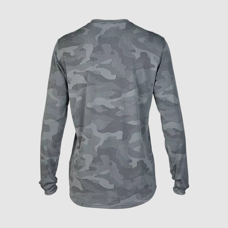 Polera Bicicleta Ranger TruDri™ Manga Larga Gris Fox