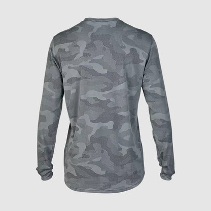 Polera Bicicleta Ranger TruDri™ Manga Larga Gris Fox