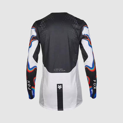 Polera Moto Flexair Scans Edición Limitada Blanco/Negro Fox polera moto fox motocross