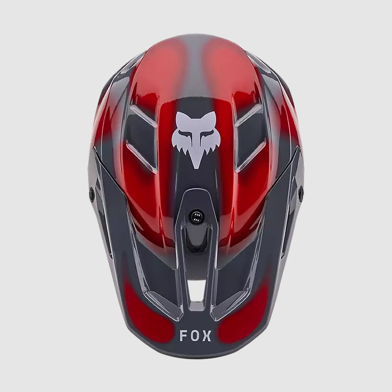 Casco Moto V3 Volatile Rojo/Gris Fox | Casco Moto Fox casco fox racing motocross mtb