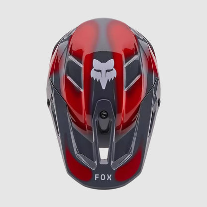 Casco Moto V3 Volatile Rojo/Gris Fox | Casco Moto Fox casco fox racing motocross mtb