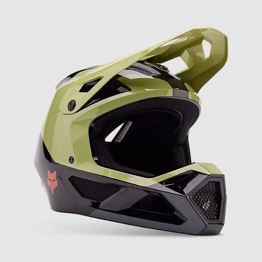Casco Bicicleta Niño New Rampage Barge Verde Oliva Fox