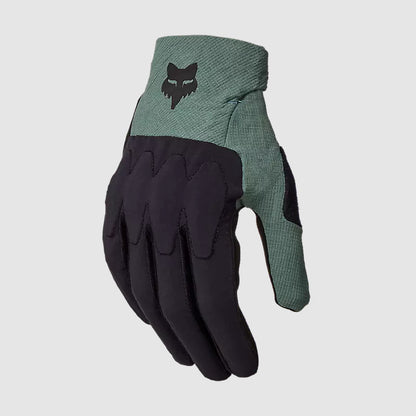 Guantes Bicicleta Defend D3O Verde Oscuro Fox