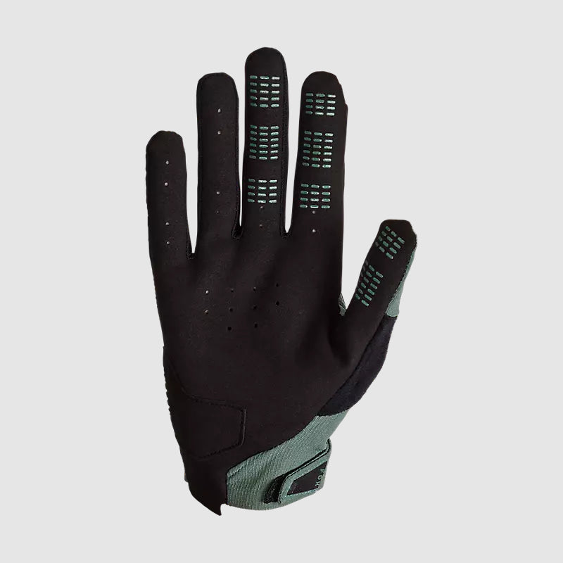 Guantes Bicicleta Defend D3O Verde Oscuro Fox - imagen 2