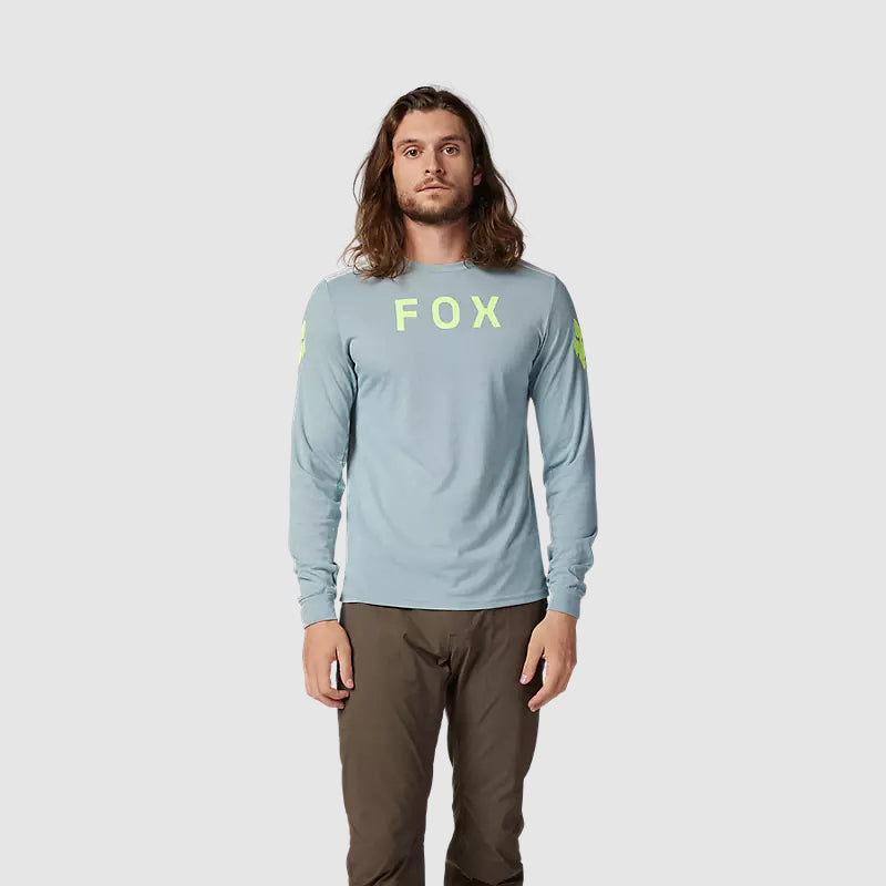 Polera Bicicleta Ranger Aviation Drirelease Manga Larga Celeste Fox polera bicicleta fox mtb