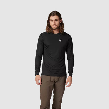 Polera Bicicleta Ranger Wayfaring Manga Larga Negro Fox polera bicicleta fox mtb