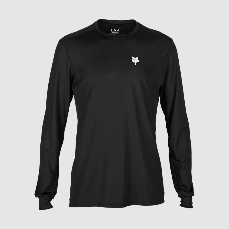 Polera Bicicleta Ranger Wayfaring Manga Larga Negro Fox polera bicicleta fox mtb