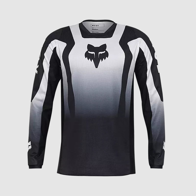 Polera Moto 180 Lean Negro/Blanco Fox polera moto fox motocross