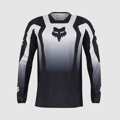 Polera Moto 180 Lean Negro/Blanco Fox polera moto fox motocross