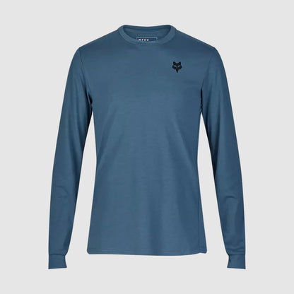 Polera Bicicleta Ranger Shepherds Drirelease Manga Larga Azul Fox polera bicicleta fox mtb