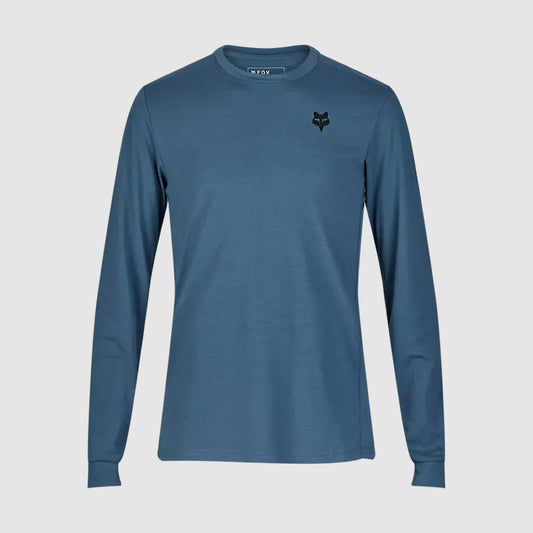 Polera Bicicleta Ranger Shepherds Drirelease Manga Larga Azul Fox polera bicicleta fox mtb