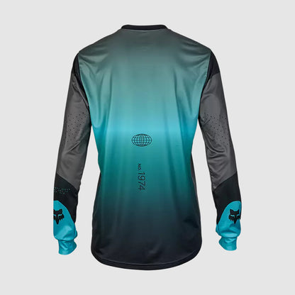 Polera Bicicleta Ranger Revise Manga Larga Celeste/Gris Fox polera bicicleta fox mtb