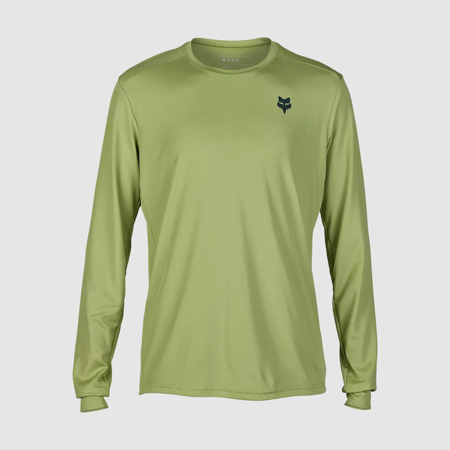 Polera Bicicleta Ranger Wayfaring Manga Larga Verde Pastel Fox polera bicicleta fox mtb