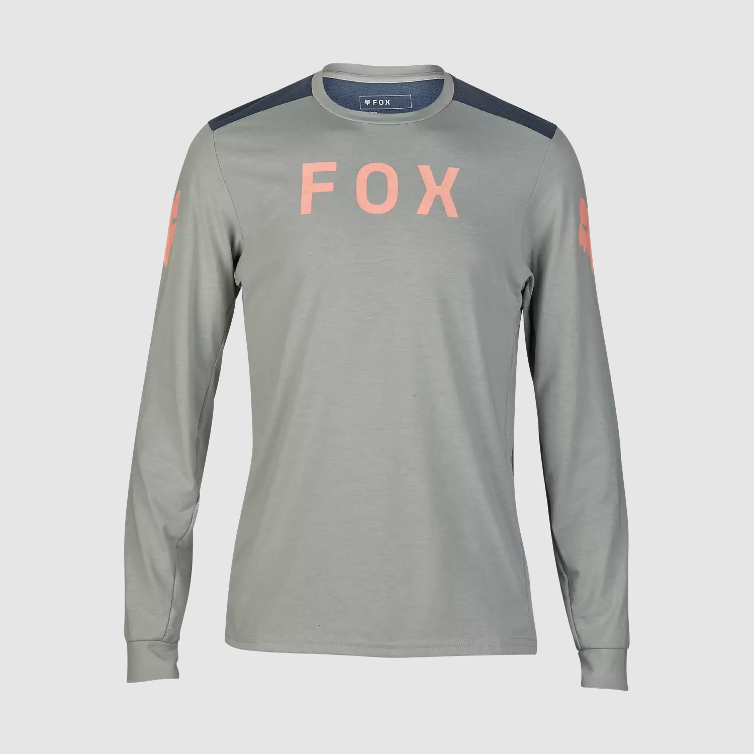 Polera Bicicleta Ranger Aviation Drirelease Manga Larga Gris Fox polera bicicleta fox mtb