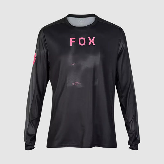 Polera Bicicleta Ranger Taunt Manga Larga Negro Fox polera bicicleta fox mtb