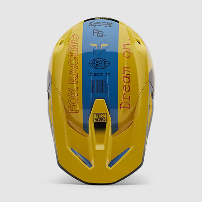 Casco Moto V1 Race Spec Amarillo Fox | Casco Moto Fox casco fox racing motocross mtb