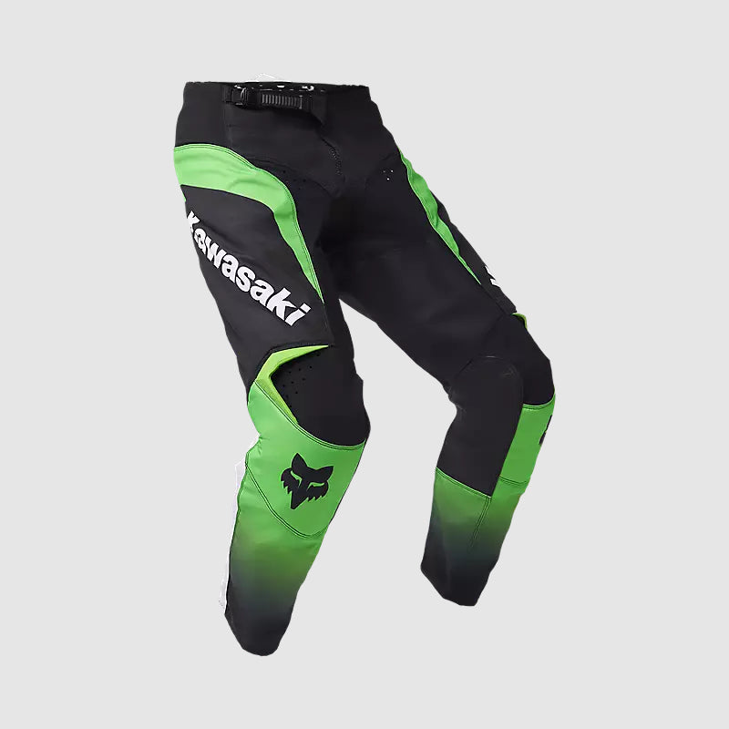 Pantalon Fox Moto 180 Kawasaki para Moto Verde