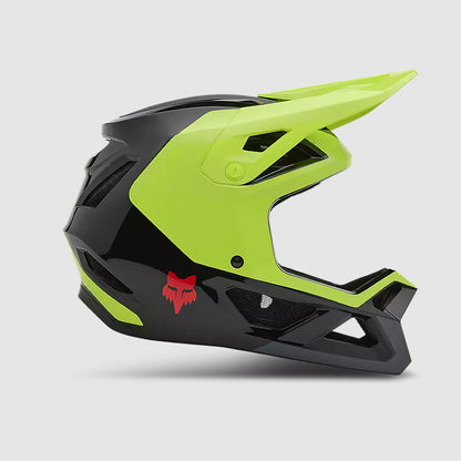 Casco Bicicleta New Rampage Barge Amarillo Fox | Casco MTB Fox casco fox racing motocross mtb