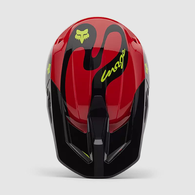 Casco Moto V1 Emotion Rojo Fox | Casco Moto Fox casco fox racing motocross mtb