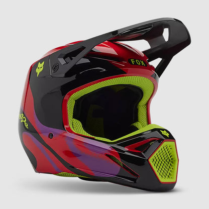 Casco Moto V1 Emotion Rojo Fox | Casco Moto Fox casco fox racing motocross mtb