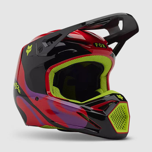 Casco Moto V1 Emotion Rojo Fox | Casco Moto Fox casco fox racing motocross mtb