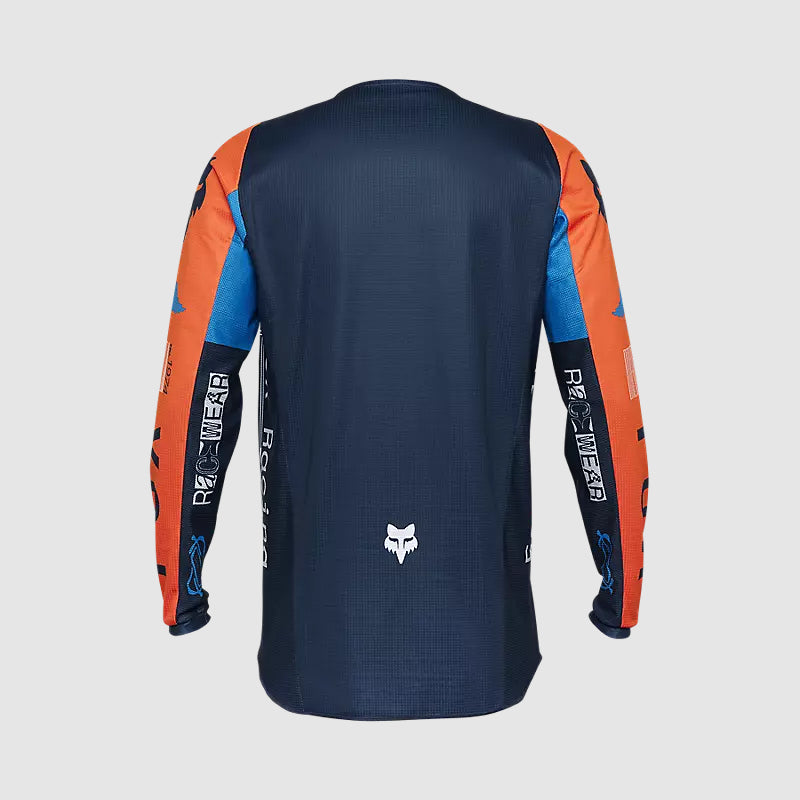 Polera Moto 180 Race Spec Azul Marino Fox polera moto fox motocross