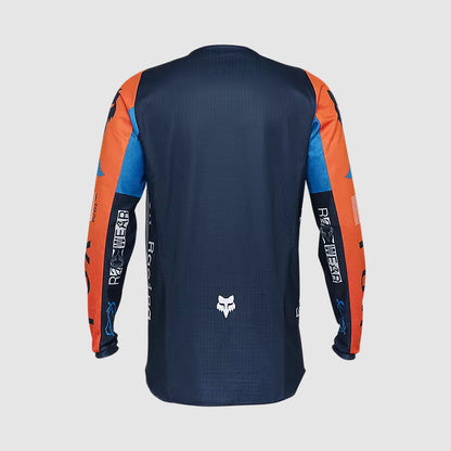 Polera Moto 180 Race Spec Azul Marino Fox polera moto fox motocross